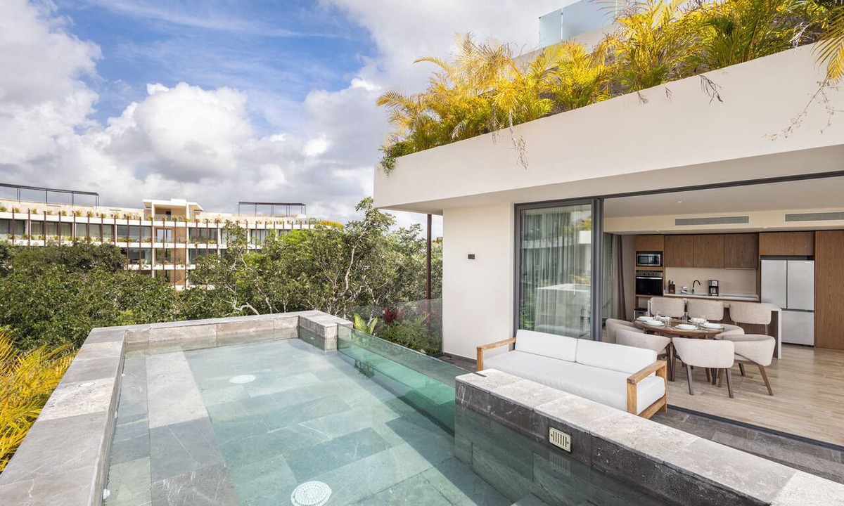 Tulum Apartment | 2BR Jungle Penthouse Private Pool