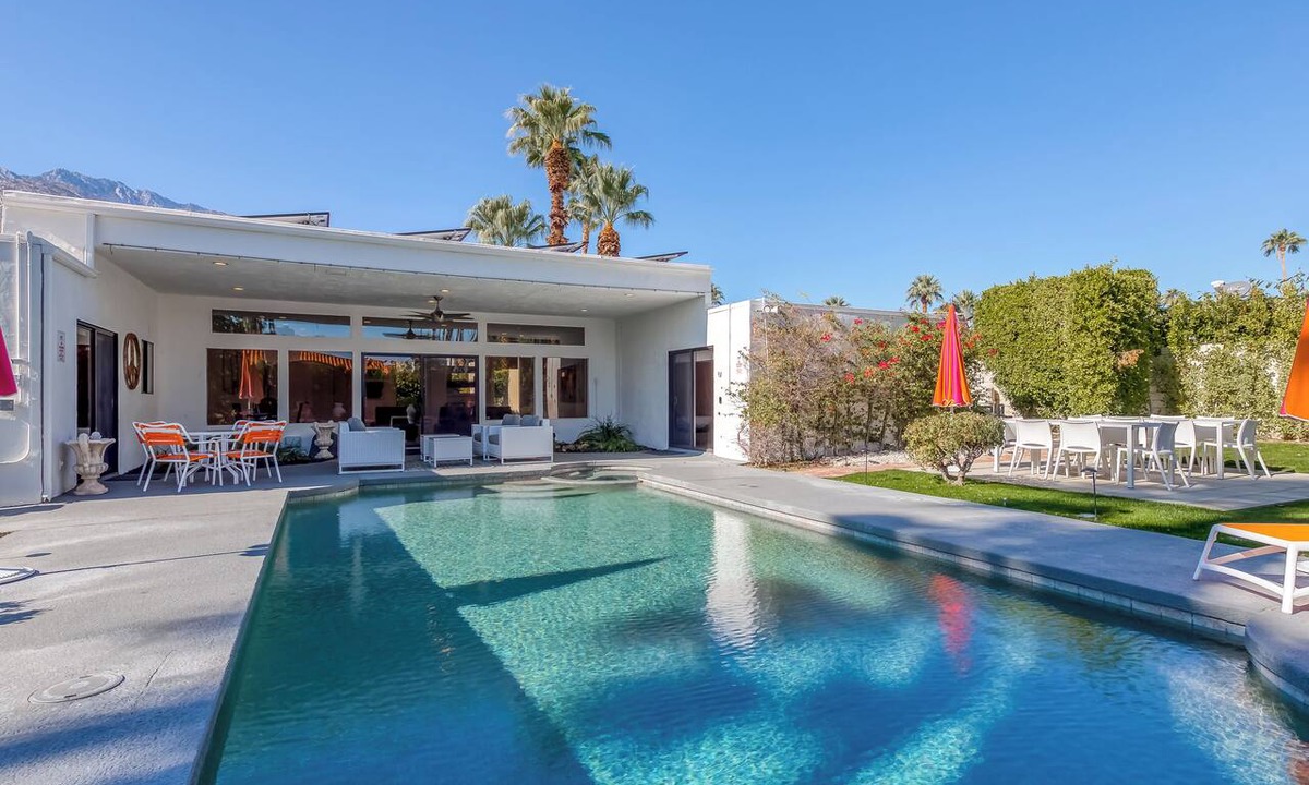 The Movie Colony House | Beautiful home w/mountain views, private pool & gas fireplace