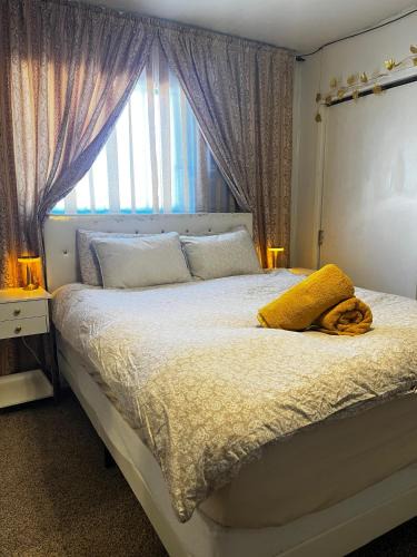 Bodfish House | Boutique Elegant Gold Room Kitchenette With EV Charger