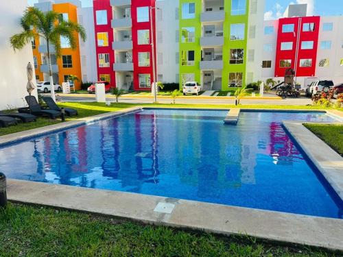 Cancun Apartment | Cancún Cómodo Depto 2 Recámaras con Alberca
