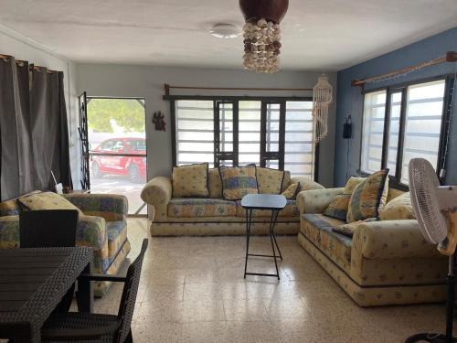Chelem House | Casita Azul del mar, sencilla con fresca brisa