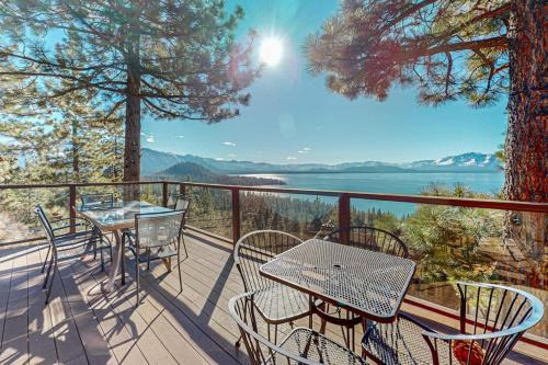 Zephyr Cove House | Luxury home with game room sauna and stunning lake views