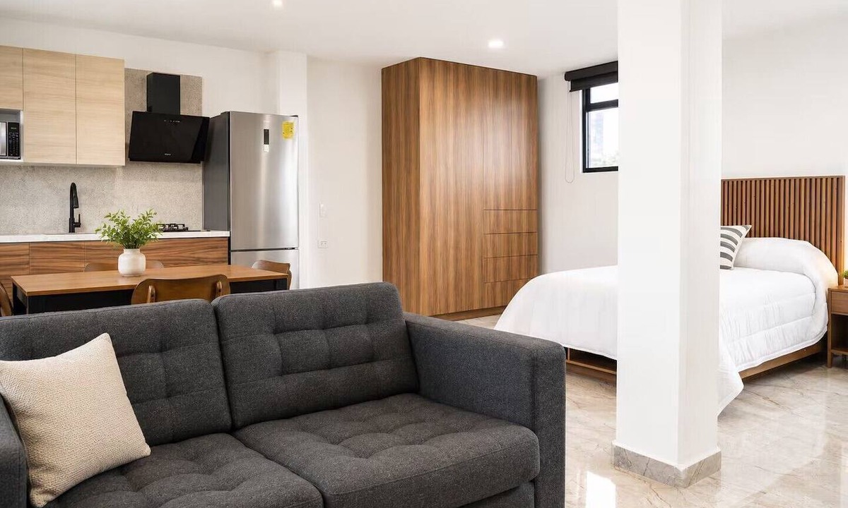 San Martin Texmelucan Apartment | Executive Loft in Downtown San Martín | Wi-Fi | 65" TV