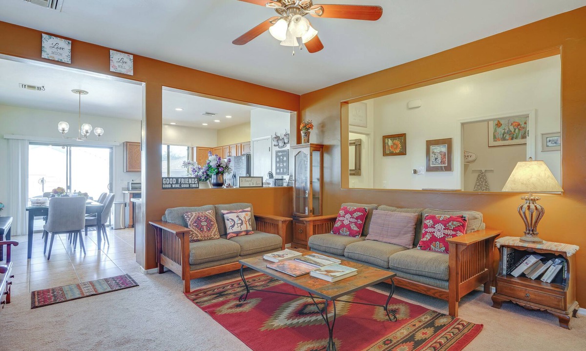 Green Valley House | Step-Free Sahuarita Retreat! Patio + Pool Access