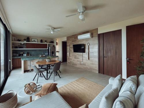 Isla Holbox Apartment | Sunset 2BR Apartment Steps from the Beach with Ocean View