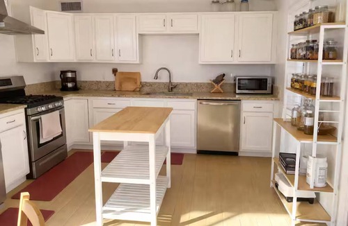Tucson House | 2BR/2BA Westside Retreat | Kitchen + Backyard Dining