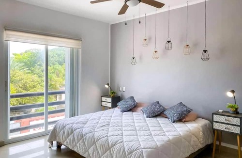 Playacar Fase I Apartment | 2BR retreat w/rooftop pool near 5th Ave
