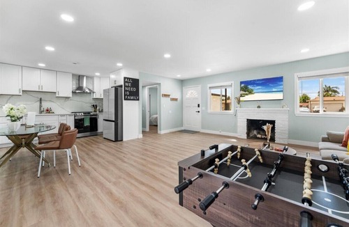 Sherwood Forest and Thistle Development House | 3BR Home w Foosball, Yard, Near Disneyland