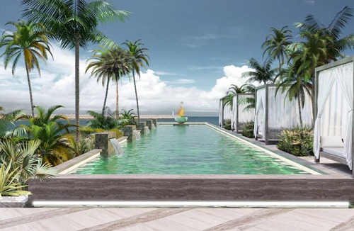 Punta Sam House | All-Inclusive XP: Spacious Room w/Private Pool & Garden in Beachfront Resort
