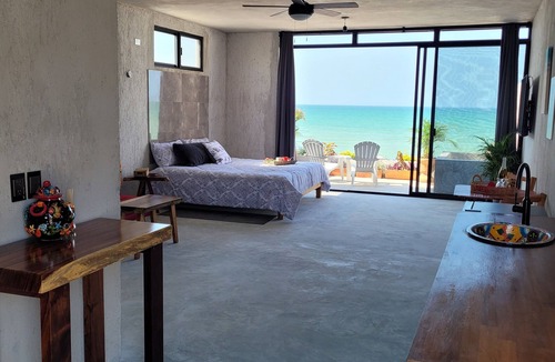 Chuburna Puerto Apartment | Breathtaking-new large ocean view balcony suite