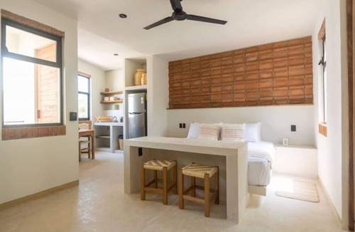 Brisas de Zicatela Apartment | Casa Aymara 402: Balcony & Beach Walk