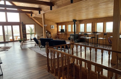 Lancaster House | Charming barn loft - all amenities on 60 acre farm in the White Mountains of NH