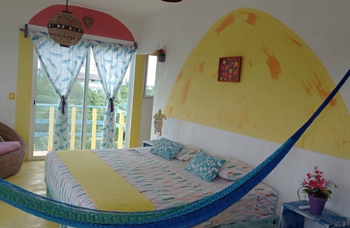 Isla Holbox House | Colorful room very close to the beach. Only one lot behind the best beach | 2