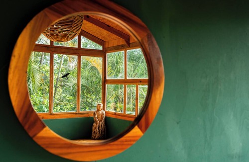 Uruapan Cabin | Cottage at Quinta Magnolia | Riverside Wellness & Nature Retreat, Pet-Friendly