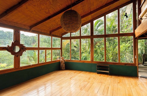 Uruapan Cabin | Cottage at Quinta Magnolia | Riverside Wellness & Nature Retreat, Pet-Friendly