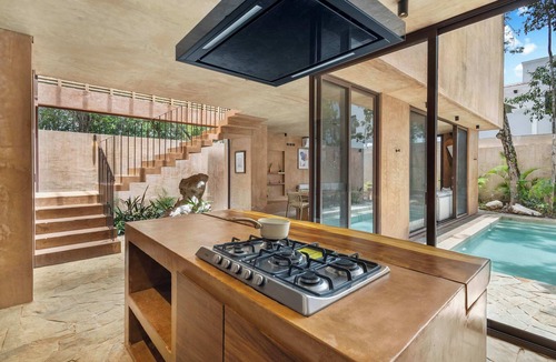 Villa Juarez House | Designer stylish home with pool, near cenote.