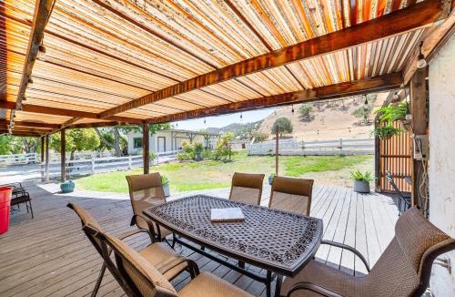 Paicines House | Fenced Yard & Outdoor Bar: Hillside Paicines Home!