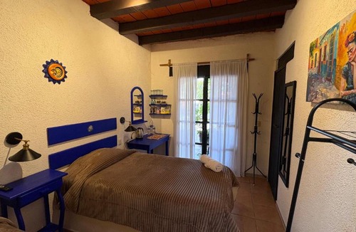 San Sebastian Xolalpa Apartment | Frida, Beautiful room in Finca Doña Mary