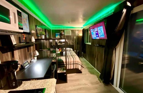 Arrowhead Farms Cabin | Fully Refurbished Container in Devore Heights, California, for Glamping Trips on Route 66