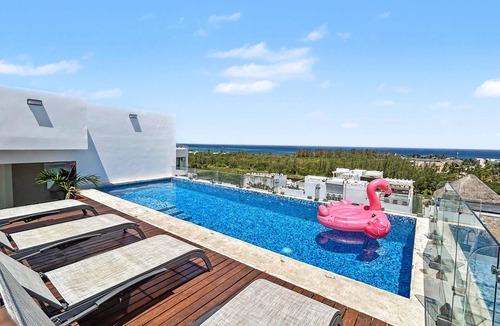 Luis Donaldo Colosio Apartment | King-size w/balcony 5-min walking to beach & 5th