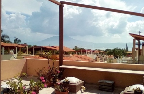 Chantepec Condo | Lake Chapala and mountain views from rooftop terrace