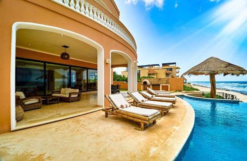 Soliman Bay Villa | Luxury 7 Bedroom Oceanfront Villa at Hacienda Tankah with Infinity Pool & Premium Hospitality