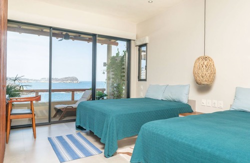Santa Maria Huatulco Apartment | Luxury apartment with ocean view, beach access and high speed WIFI