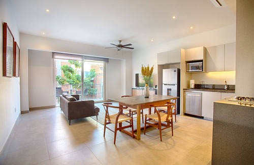 Emiliano Zapata Condo | Modern 1BD 2BA w/2 Balconies | POOLS & GYM OPEN