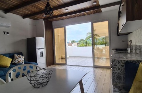 Manzanillo Apartment | Moderno depa con terraza y vista extraordinaria