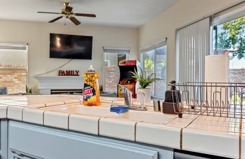 Elk Grove House | Monthly Spacious 5-bedroom 3BR home in serene Elk Grove w Billiards, Air Hockey+