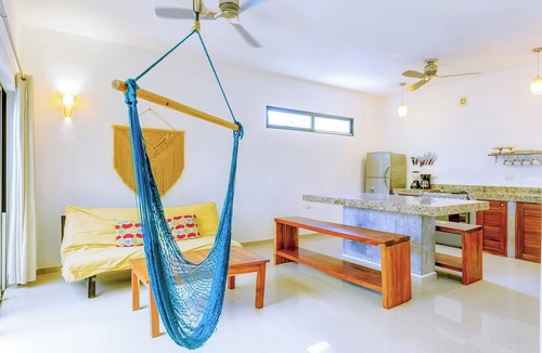 Tulum City Center Apartment | Nestled in the heart of Tulum town, steps away from Tulum's most lively street