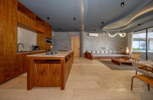 Tulsayab Apartment | Oceanfront luxury 3BR in Tankah with Private Beach