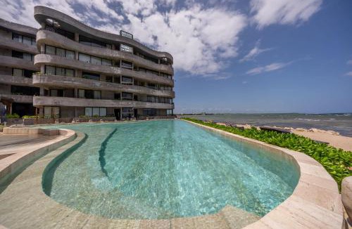 Tulsayab Apartment | Oceanfront luxury 3BR in Tankah with Private Beach