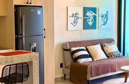 Luis Donaldo Colosio Apartment | Playa del Carmen 1BR | Rooftop Pool & Gym