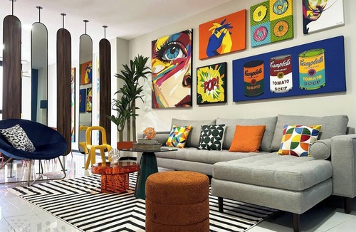 Queretaro Apartment | Pop-style apt in HomeResort