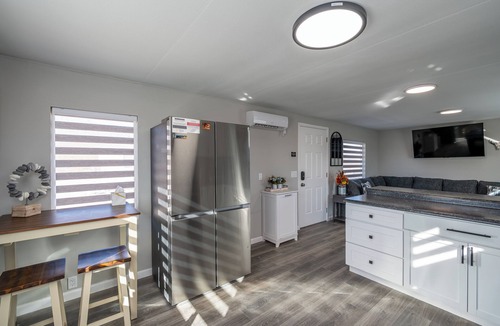 Park Village House | Secluded Western Retreat 3-bedroom house with EV Charger. Close to Death Valley