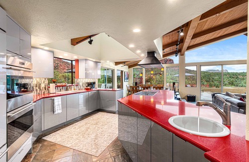 Sedona House | Sleeps 12. Salt Water Pool & Spa. Prime Sedona Location