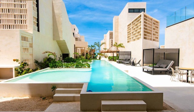 2BR beach Condo with 5 stars amenities in Telchac