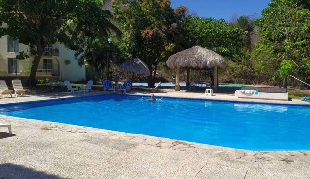 5 minutes walk to the town square. Gated Community condo w