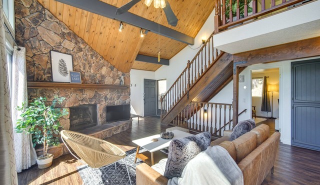 A-Frame Cabin w/ Game Room, Mtn Views, & Grill!
