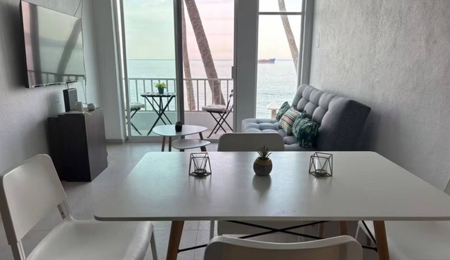 Beachfront apartment