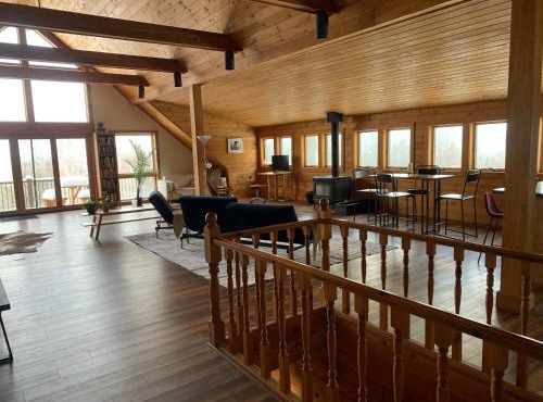 Charming barn loft - all amenities on 60 acre farm in the White Mountains of NH in Lancaster