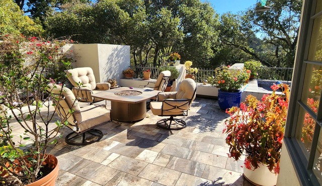 Escape the extreme summer heat in a Spanish Villa in Carmel-by-the-Sea