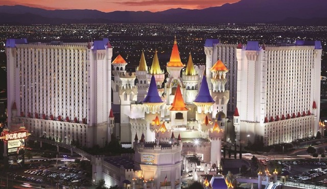 Excalibur Hotel & Casino - Right on The Strip Where the Action Is -2 Queen Beds