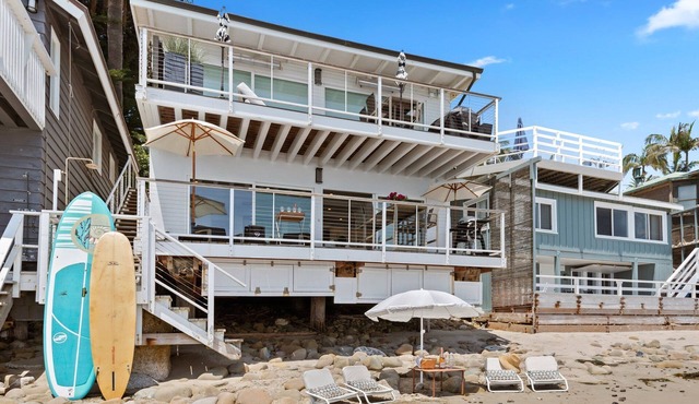 Exclusive Luxury Beachfront Home With Two Separate Units