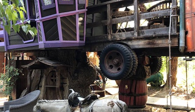 Farm Treehouse; GLAMPING IN THE WINE COUNTRY! 501c3