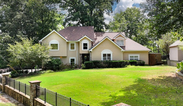Lake Lanier Waterfront Home with view of Lanier Islands Bridge in Buford