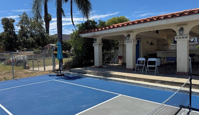 Lakefront Oasis with 2 Private Pickleball Courts, Kayaks, Gazebo, Games & BBQ