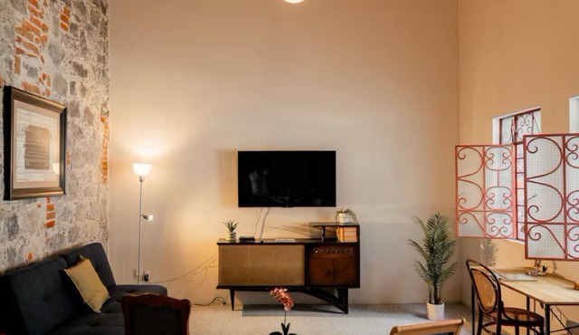 Loft 110 Historic Center w/Balconies & Panoramic Shared Terrace