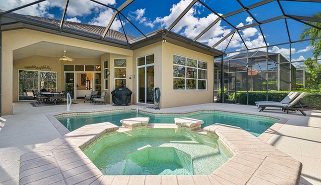 Luxurious Mediterranean Style Home! The finest finishes - Private Heated Pool in ESTERO